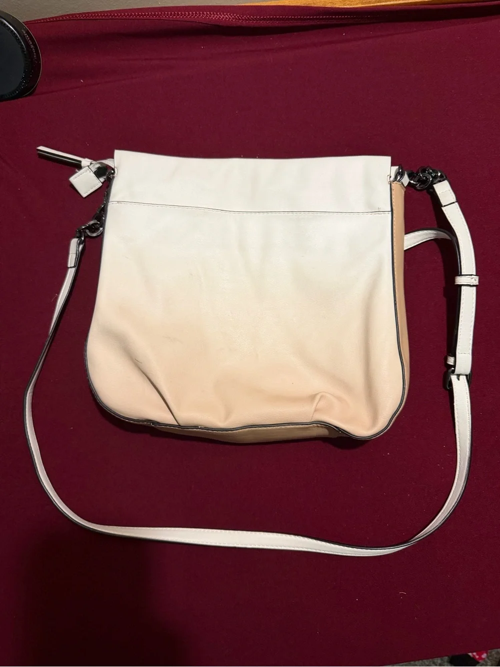 Simply, Vera Wang Cream Crossbody Shoulder Bag